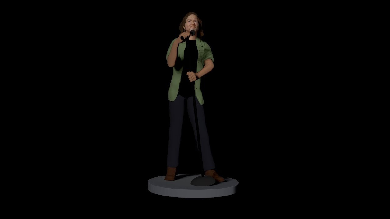 에디 베더 3D 프린트 모델