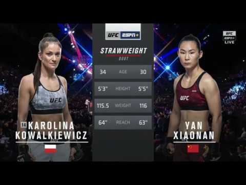 Karolina Kowalkiewicz Vs Yan Xiaonan  Fight Highlights