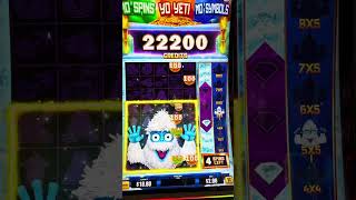 TRIPLE POP on Yo Yeti Spooky Link gives us a big win! #shorts #slots #gambling #casino