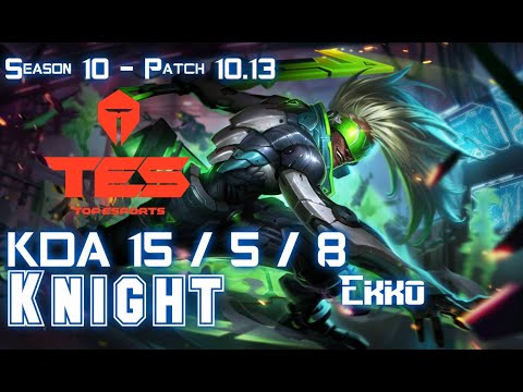 TES Knight EKKO vs ZOE Mid - Patch 10.13 KR Ranked