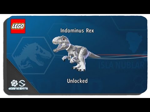 Lego Jurassic World - How To Unlock Indominus Rex Dinosaur Character Location