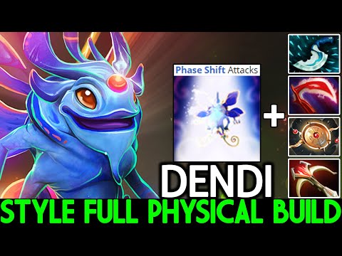 DENDI [Puck] Annoying Mid Full Physical Build Dota 2