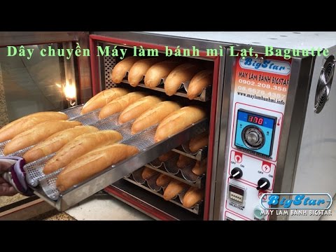 Dây chuyền làm bánh mì Việt Nam, bánh mì baguette - Máy làm bánh BigStar