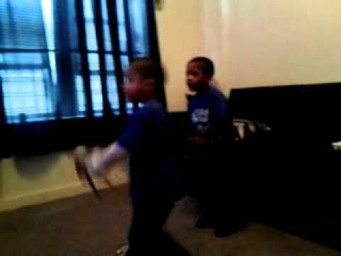 Carlos playing zumba