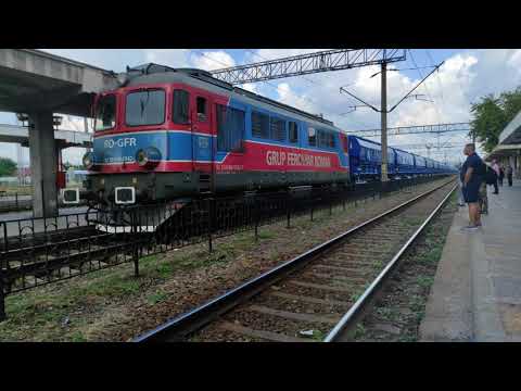 Tren de marfa GFR trece prin Bacau cu 60-1542-4 - 19.08.2021