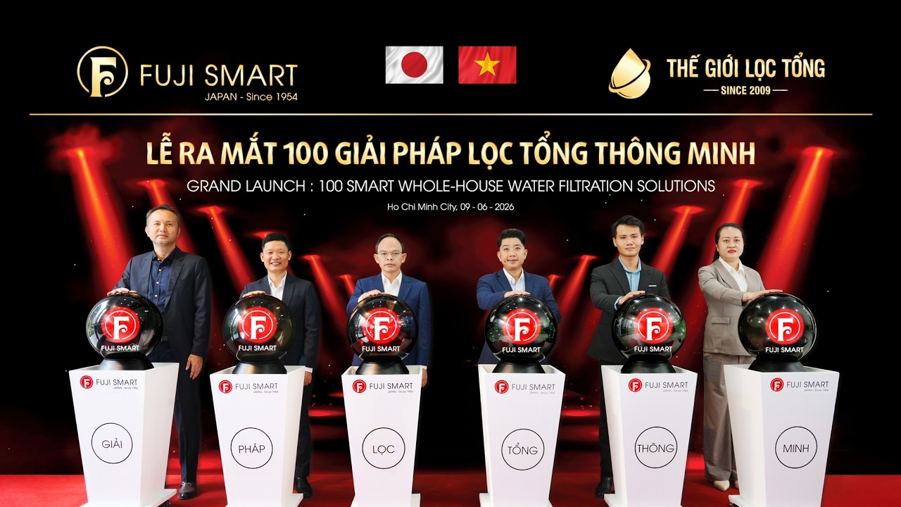 VTV3 đưa tin: Fuji Smart hợp tác cùng Thế Giới Lọc Tổng ra mắt "100 Giải pháp lọc nước đầu nguồn"