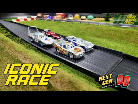 Disney Cars Iconic Race Ft. Lightning McQueen, King, Francesco and Jackson Storm
