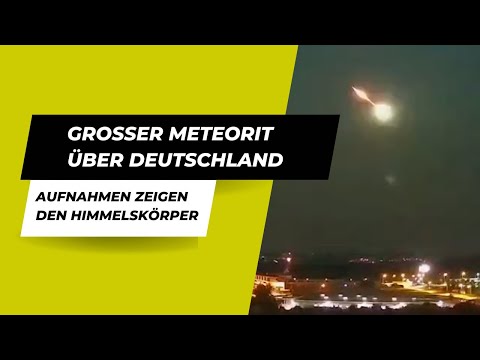 26.06.2023 - Großer Meteorit am Nachthimmel über Deutschland verglüht