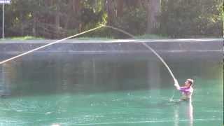 preview picture of video 'Flyfishing Pools Golden Gate Park San Francisco California'