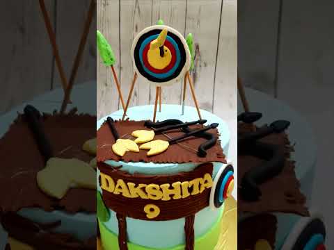 archery theme cake 🎂 🥮