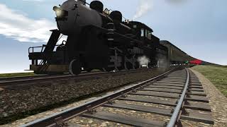 Trainz Railroad Simulator 2019 | excursion train with C&HR 2-8-0 number 912