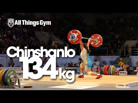 Zulfiya Chinshanlo 134kg Clean & Jerk World Record Almaty 2014 World Championships