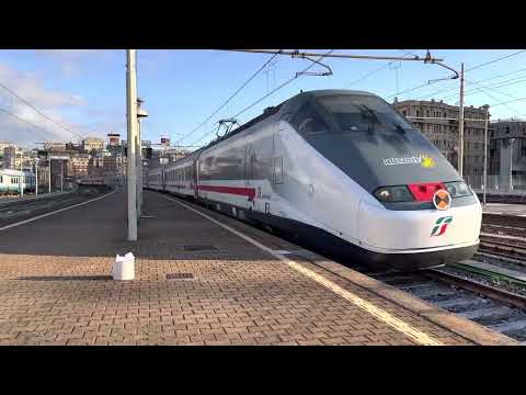 IC674 Livorno Centrale - Milano Centrale in arrivo a Genova Brignole