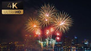 Beautiful Fireworks in Colored Fireworks! Free Fireworks Videos #newyear2023 Free Stock Footage