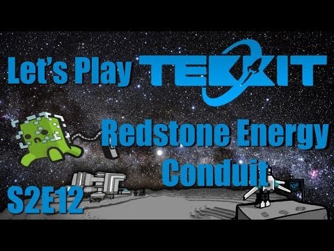 Let's Play Tekkit Main 2E12 - Redstone Energy Conduit