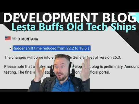 Development Blog - Lesta Buffs Old Techtree Ships