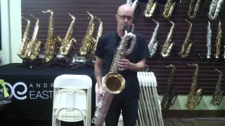 Video thumbnail for Selmer Mark VI Low Bb Silver Bari Sax SN 86646 by SaxquestShop