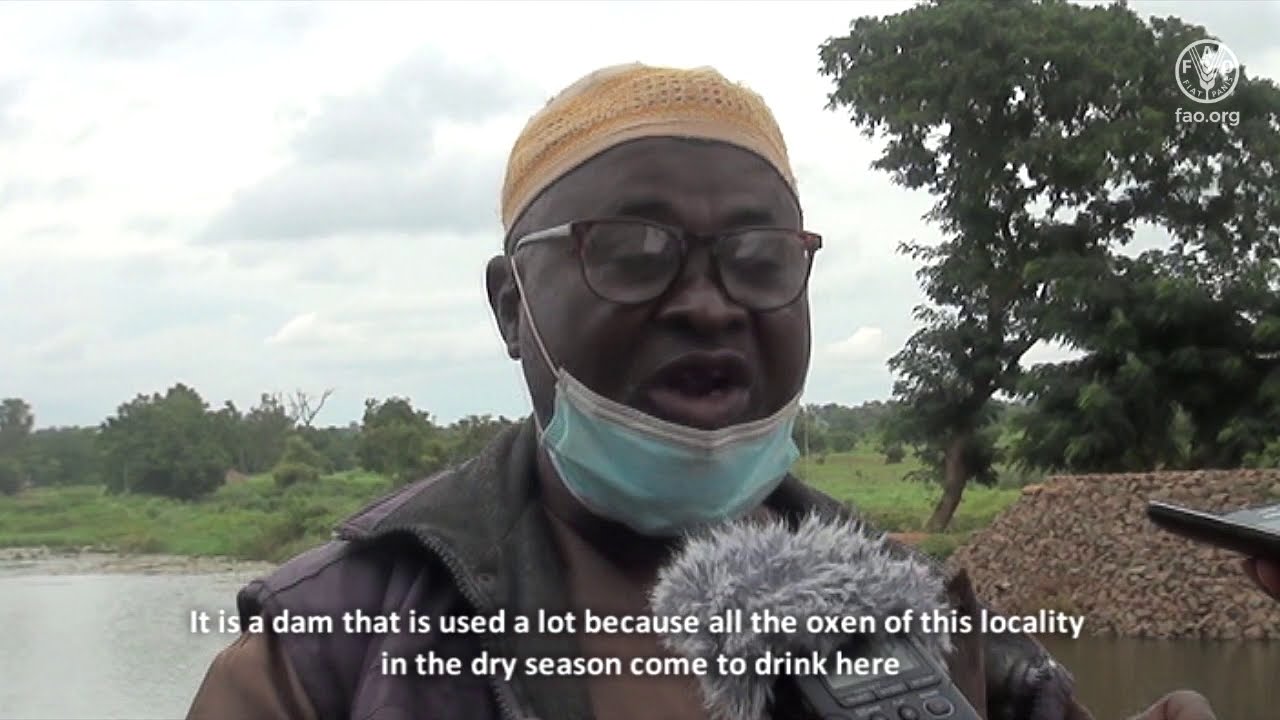 Nouveau visage du réservoir d'eau de Guérin-Kouka - FAO Togo