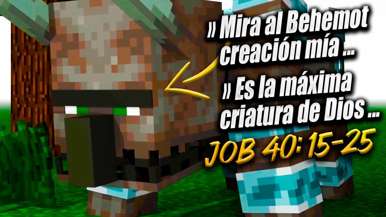 El VERDADERO origen de los Devastadores de Minecraft 👉 Es una criatura bíblica