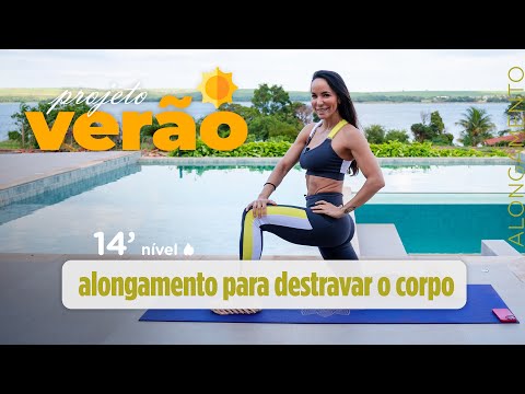 Alongamento para soltar o corpo, aliviar tensões e te deixar mais leve e sem dores- Carol Borba
