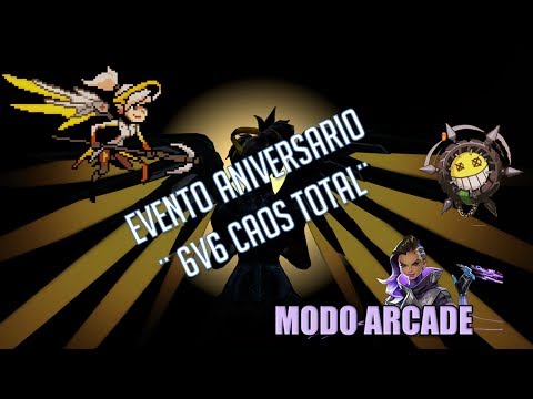 Overwatch Español - Evento Aniversario Gameplay ft Mercy "Caos total" Hollywood Ataque - Defensa