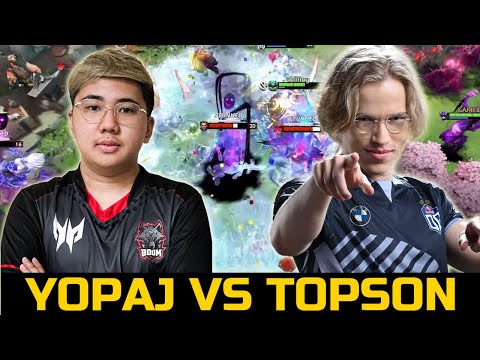 YOPAJ VS TOPSON SEA PUBS MID BATTLE - TINKER VS GODLIKE SILENCER DOTA 2