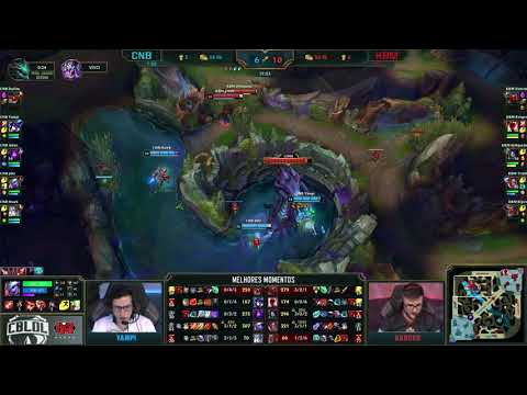 CBLoL 2019 - 1ª Etapa - Melhores Momentos CNB x KBM - 3º Turno (by Dell Gaming)