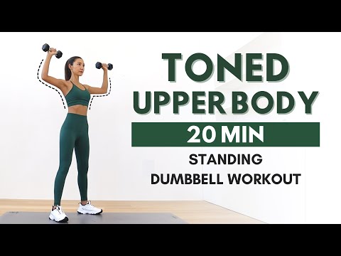 Get Toned Upper Body! 20 MIN Dumbbell Workout🔥Back, Arms, Shoulders & Abs