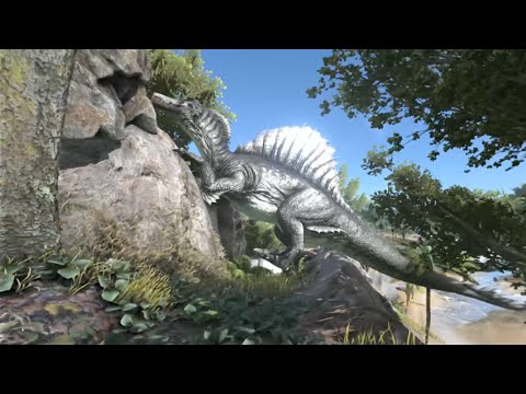 ARK Survival Evolved: Spinosaurus Taming [1080p60fps]