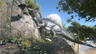 ARK Survival Evolved: Spinosaurus Taming [1080p60fps]