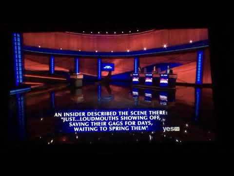 Final Jeopardy, unsurprising wager for one contestant - Alex Damisch Day 4 (12/3/19)