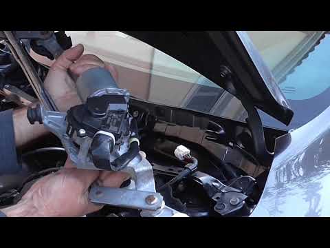 2007-2013 Toyota Corolla How to replace windshield wipers motor Αντικατάσταση Μοτέρ Υαλοκαθαριστήρων