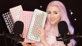 ASMR Keyboard Typing For When You Can't Sleep (every keyboard I own!)