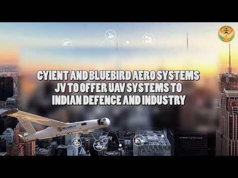 Cyient and Bluebird Aero Systems sign JV to offer UAV systems to Indian Defence & Industry