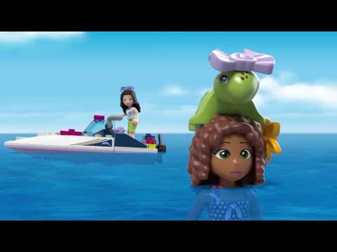 Vidéo LEGO Friends 41316 : Le transporteur de hors-bord d'Andrea