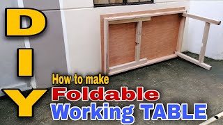 Download lagu DIY How to make Foldable Working Table | Paano Gumawa ng Working Table | Foldable Working Table | mp3