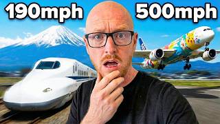 BULLET TRAIN vs PLANE across JAPAN! Which is Faster?