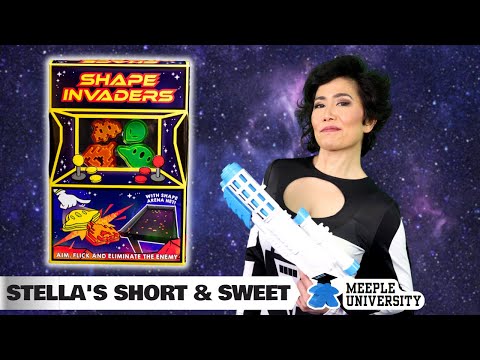 Shape Invaders - Glow and Flick