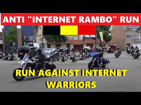 RUN AGAINST "INTERNET WARRIORS" IN BELGIUM FOR JAIMY - MOTORRIJDERS TEGEN INTERNETRIDDERS