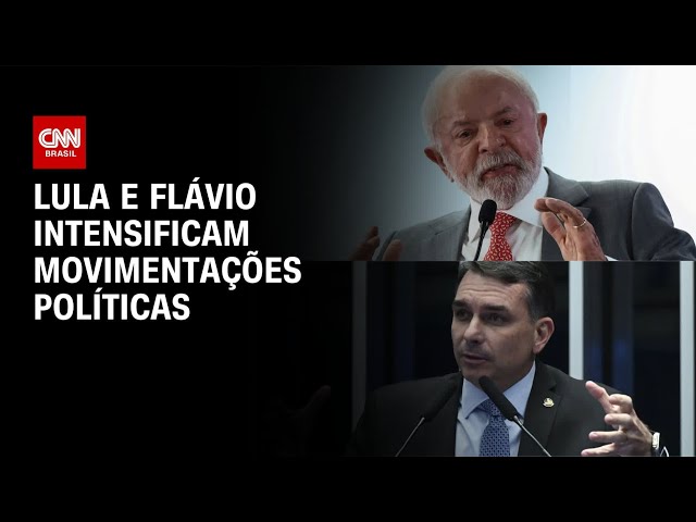 De olho nas eleições, Lula e Flávio intensificam movimentações políticas | CNN NOVO DIA