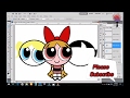 Powerpuff Girls Making Video On Photoshop Pen Tool Be An Artist