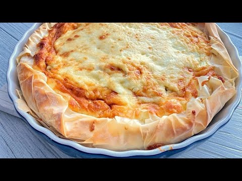 Вкусный закусочный Пирог с грибами, простой рецепт на праздничный стол, гости очень любят!