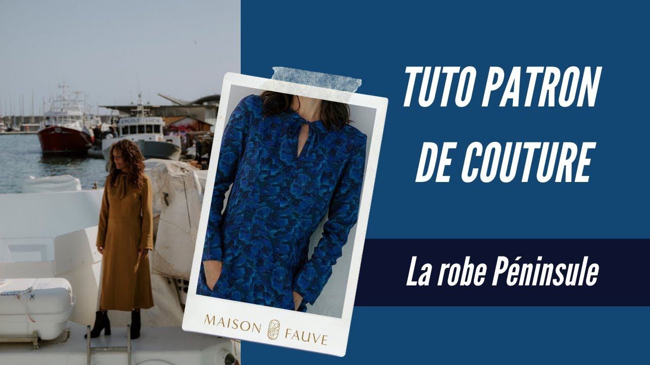 Patron couture robe Péninsule - Patron pochette