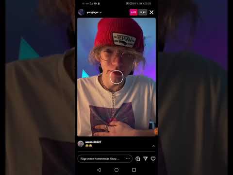 Instagram Livestream von Yung Lager am 3.1.21