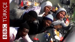 Batı Afrikalı göçmenlerin Akdeniz'in sularında can pazarı - BBC TÜRKÇE
