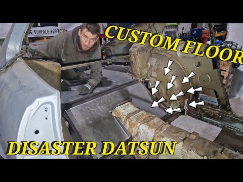 Making A Custom Floor & Chassis For Our DISASTER Datsun Custom Z!