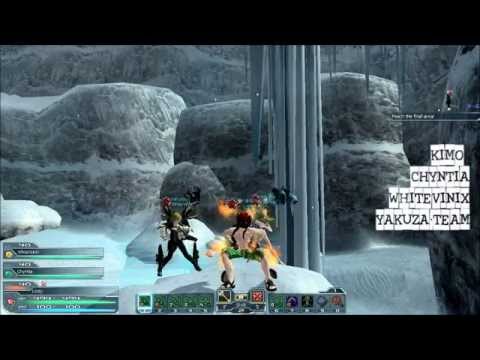 [PSO2 - SEA] KIMO, CHYNTIA, WHITEVINIX YAKUZA VS SNOW BANSHEE