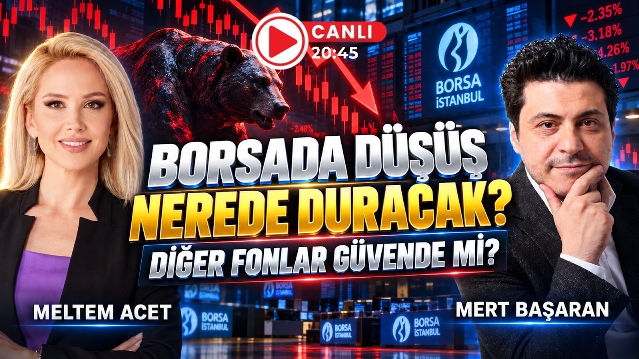 #canlı BORSADA DÜŞÜŞ NEREDE DURACAK? DİĞER FONLAR GÜVENDE Mİ?