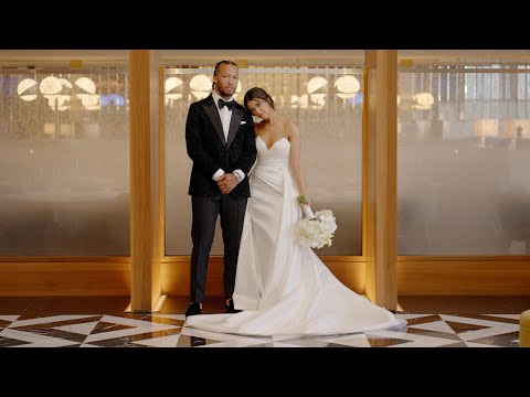 NBA Jalen Brunson Marries High School Sweetheart Alison Marks At Ritz-Carlton Chicago Luxury Wedding