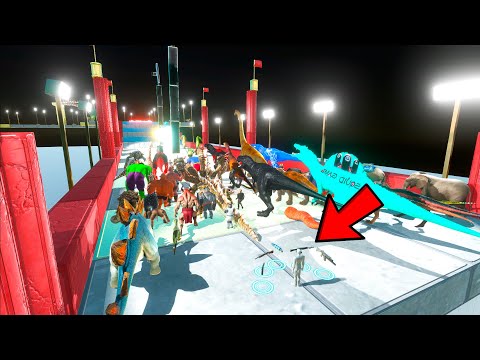 ⚔️FPS EXTREME SPEED RACE ALL UNITS  - Animal Revolt Battle Simulator